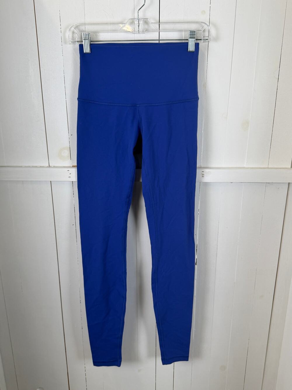 Lululemon Blue Ankle Leggings Size 6 Excellent Condition